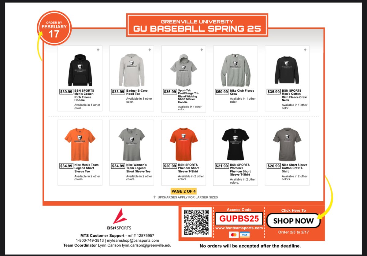 Greenville University Baseball tweet media