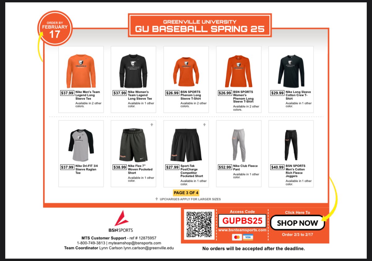 Greenville University Baseball tweet media