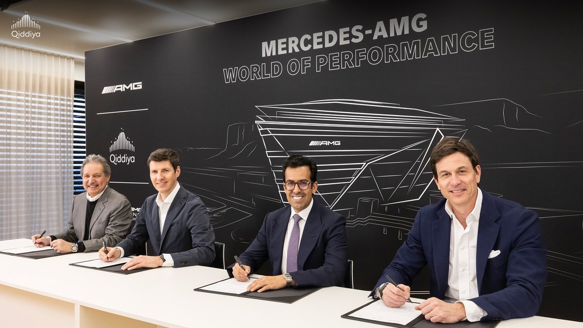 qiddiya_en's tweet photo. #QiddiyaInvestmentCompany is excited to announce its latest automotive addition to #QiddiyaCity: Mercedes-AMG World of Performance, a first of its kind centre, designed to thrill motorsports enthusiasts and the public at large.

#PlayLife
