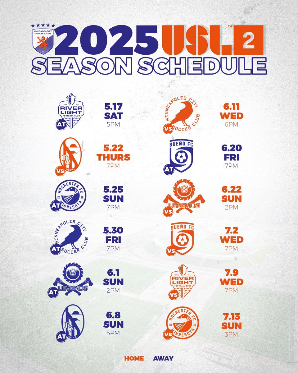 Season schedules just dropped! 👀

Which games will you be at?

#dutchlionsfcusa | #usl
