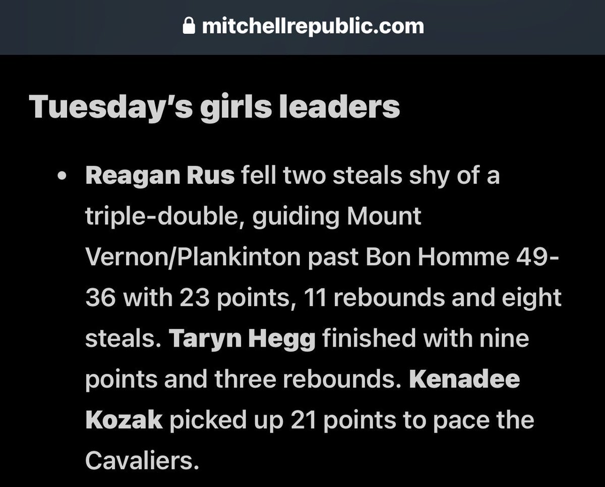 ssahoopsteams's tweet photo. 2️⃣0️⃣2️⃣5️⃣ @Reagan60988935 continues her great SZN with the near TRIPLE-DOUBLE with 2️⃣3️⃣pts, 1️⃣1️⃣rebs, and 8️⃣stls in the W‼️

#SanfordSports | #StrongerTogether https://t.co/eu0svv8DAg