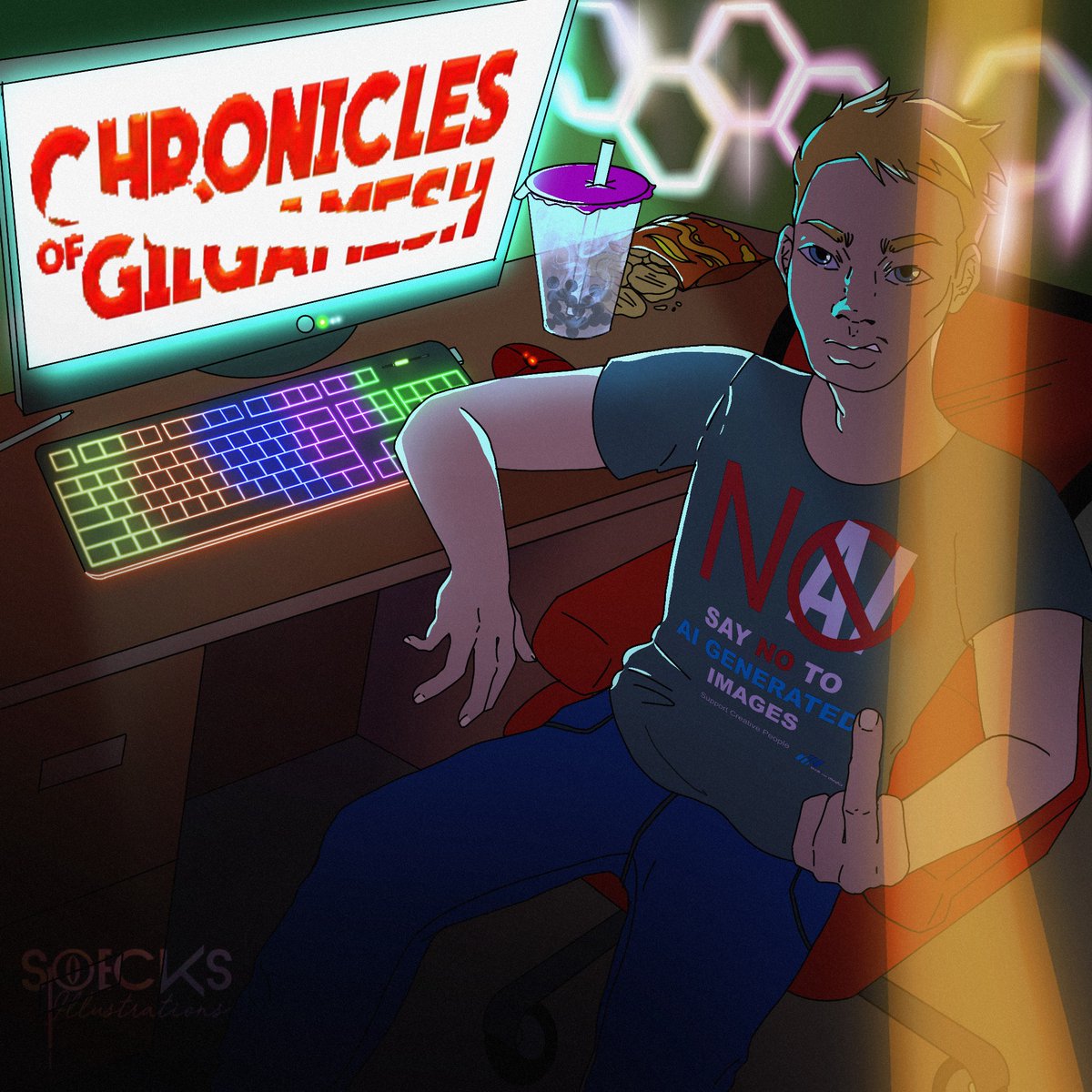 And to cap things off, we have this art here done by one of our very talented artists <a href="/Specks_Art/">Specks 🔎 - COMMISSIONS OPEN</a> 
Yeah see that AI thing, no thank you, we're staying far away from that.