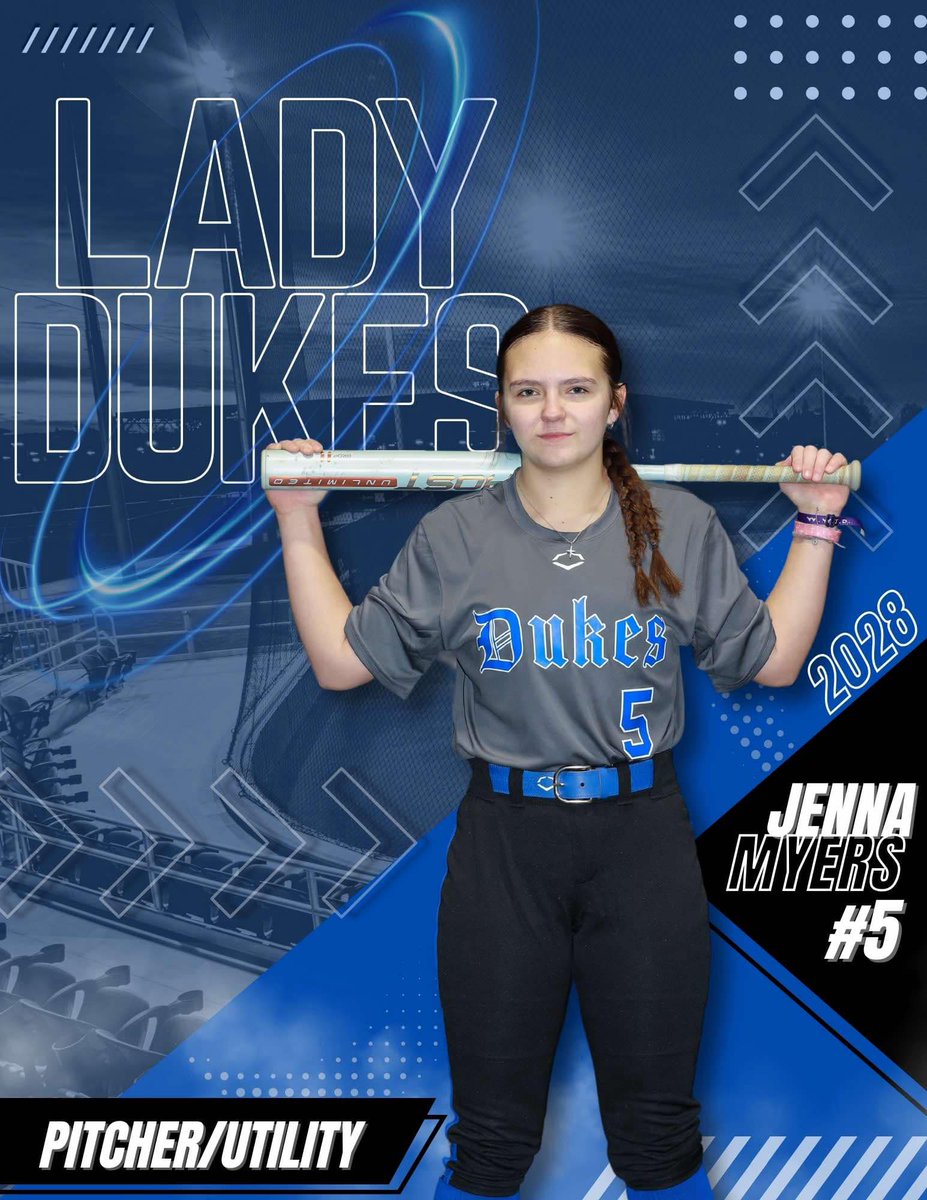 LadyDukes_White's tweet photo. 📷ROSTER ALERT 📷
Join Us In Welcoming #5 Jenna Myers to the Lady Dukes family.
📷Jenna comes from Smithfield, PA and will keep batters off balance with her pitches. She will also protect the hot corner and play about anywhere you need her on the field. https://t.co/2oethogOFm