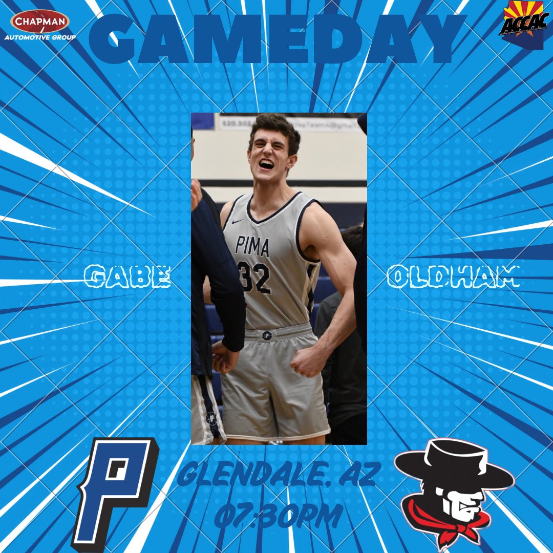 PimaAthletics (@pimaathletics) on Twitter photo GAMEDAY!!! (2) Aztecs <a href="/PimaMens_bball/">Pima College Men's Basketball</a> (27-0, 15-0 in ACCAC) is back at it TONIGHT as they play an ACCAC conference matchup at Glendale CC (16-8, 8-6). Tip-off at 7:30pm.
Live stream:
youtube.com/live/MPjzXH06e…
Gabe Oldham <a href="/OldhamGabe/">Gabe Oldham</a> /Photo by <a href="/jkaderlymedia/">James Kaderly</a>
#AztecTOUGH GAMEDAY!!! (2) Aztecs <a href="/PimaMens_bball/">Pima College Men's Basketball</a> (27-0, 15-0 in ACCAC) is back at it TONIGHT as they play an ACCAC conference matchup at Glendale CC (16-8, 8-6). Tip-off at 7:30pm.
Live stream:
youtube.com/live/MPjzXH06e…
Gabe Oldham <a href="/OldhamGabe/">Gabe Oldham</a> /Photo by <a href="/jkaderlymedia/">James Kaderly</a>
#AztecTOUGH