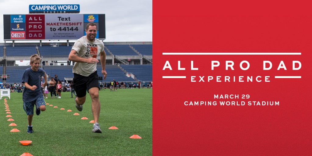 Join NFL Quarterback Kirk Cousins for a Saturday you’ll never forget!

It all starts with the excitement of stepping onto Camping World Stadium’s field, followed by hours of fun, interactive moments and practical fatherhood tips to take home!

🎟️: bit.ly/3QtZiuo
