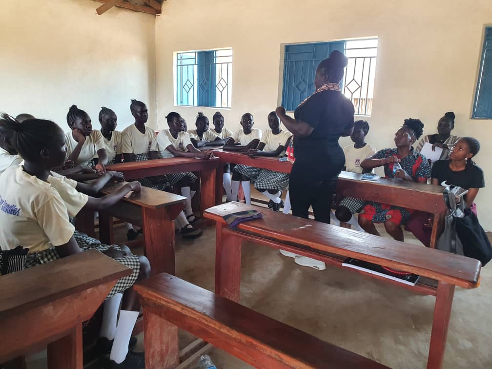 CAPaD2007's tweet photo. The implementation of our safe space initiative has officially begun! We are excited to collaborate with young women from Elite Secondary School through the RiseUp! program. This initiative provides essential guidance on applying safe space protocols, ensuring that participants not only benefit personally but also contribute to a ripple effect by sharing their knowledge and skills with their peers and communities. By fostering a supportive and empowering environment, we aim to equip young women with the confidence and tools needed to navigate challenges, advocate for themselves, and drive positive change. #WorldYWCA #YW4A #CAPaD #SafeSpaces