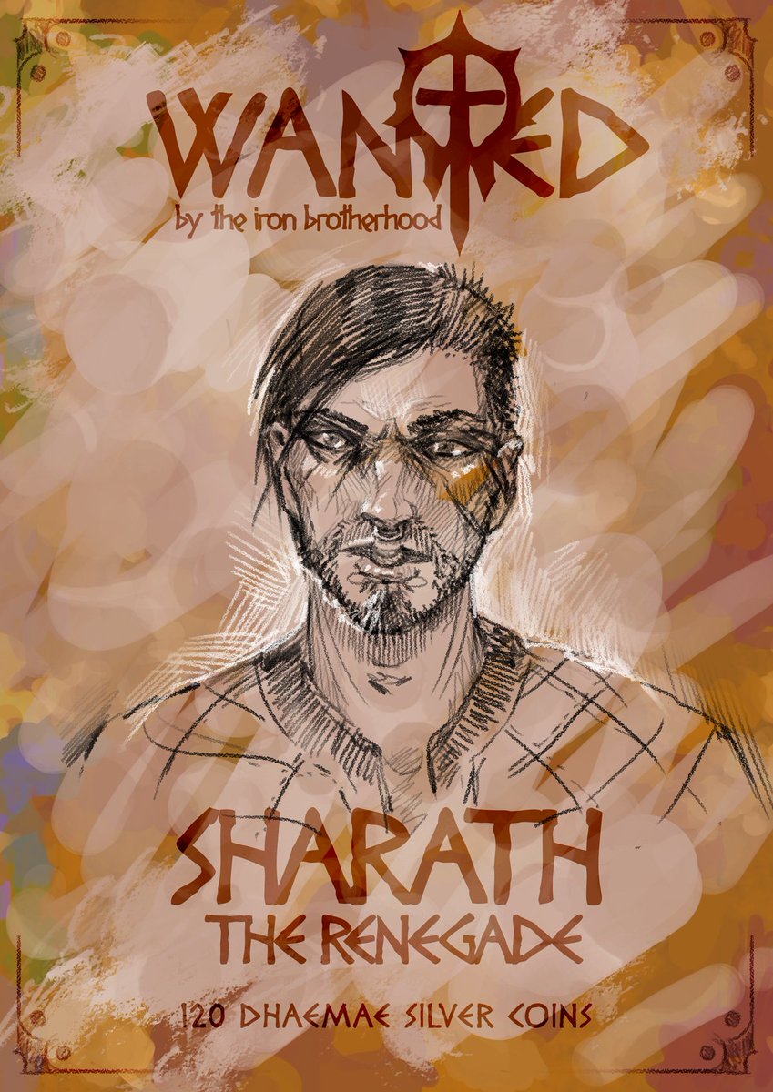 Sharath the Renegade was a part of the council of Tower of Dusk. After discovering corrupted secrets of Iron Brotherhood, he decided to cut ties with them, disappear and formulate plan on how to reforge it into something just and humane.
He has a plan for you.
#ZineMonth #ZiMo