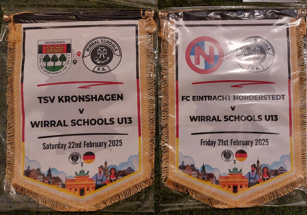 Paul Greenslade Greeny (@paulgreenslade9) on Twitter photo Pennants ready , professional job from <a href="/MacronWrexham/">Macron Sports Hub NW</a> π <a href="/WirralSchoolsFA/">Wirral Schools FA</a> u13s fly out tomorrow for a tour of π©πͺ,2 games plus hamburg staduim tour aswell as watching <a href="/bayer04_en/">Bayer 04 Leverkusen</a> in the <a href="/Bundesliga_EN/">Bundesliga English</a> , brilliant memories for the lads π©π° πΈπͺ β‘οΈ π©πͺ Pennants ready , professional job from <a href="/MacronWrexham/">Macron Sports Hub NW</a> π <a href="/WirralSchoolsFA/">Wirral Schools FA</a> u13s fly out tomorrow for a tour of π©πͺ,2 games plus hamburg staduim tour aswell as watching <a href="/bayer04_en/">Bayer 04 Leverkusen</a> in the <a href="/Bundesliga_EN/">Bundesliga English</a> , brilliant memories for the lads π©π° πΈπͺ β‘οΈ π©πͺ