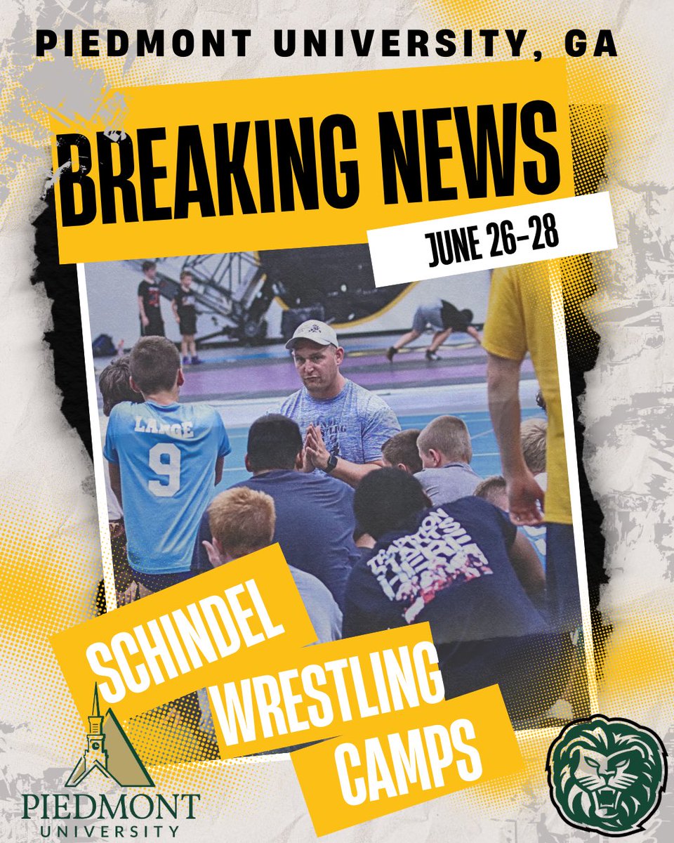 SchindelCamps's tweet image. Registration will be available soon! Excited to be in Georgia! #wrestling #wrestler #summercamps 

SchindelWrestlingCamps.com