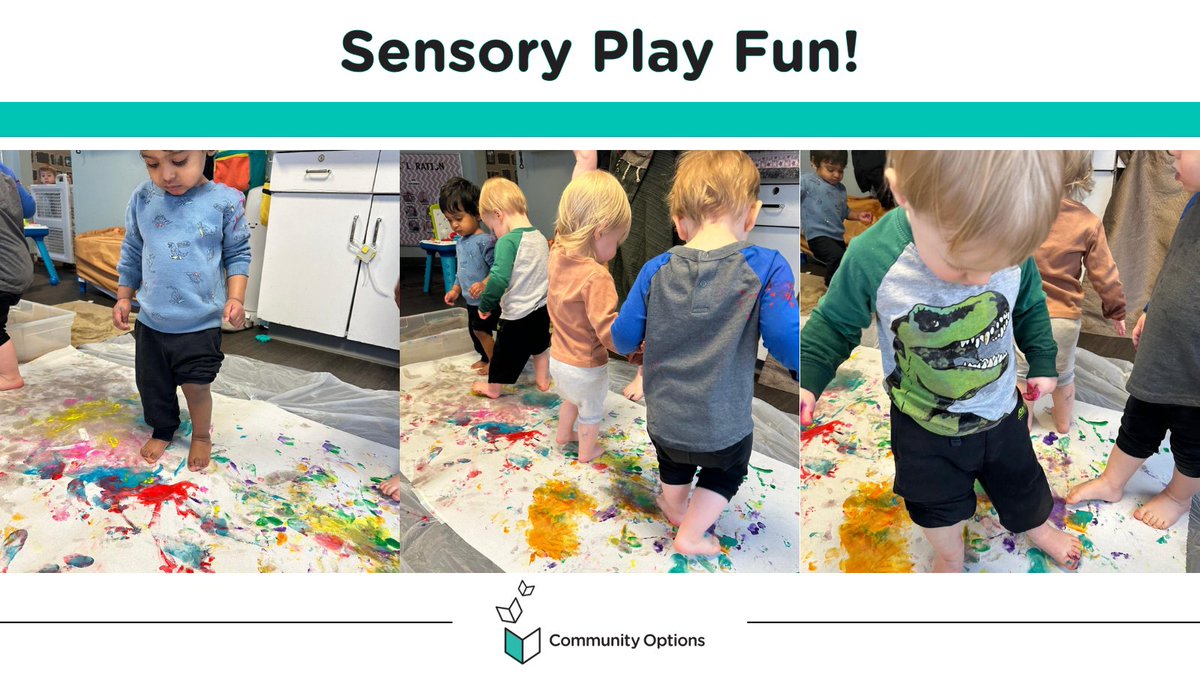 Sensory play at its finest! Our infants explored paint, water &amp; creativity in a hands-on, messy art experience!👣🎨One child even problem-solved their way across the room by washing their feet first! Smart thinking!🧠✨

#MessyPlay #SensoryLearning #YEGChildCare #Communityopsyeg