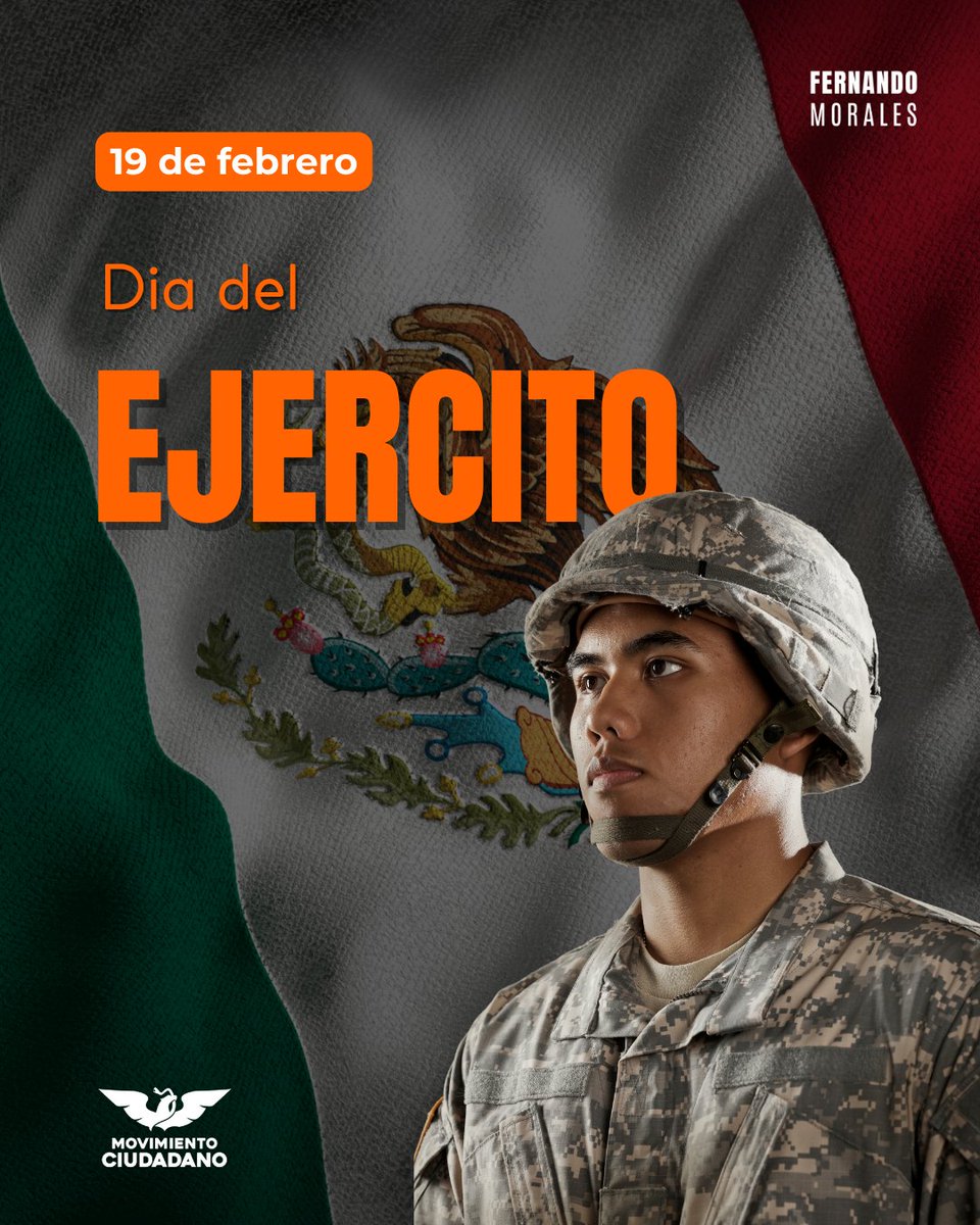 🪖Reconocemos el valor y compromiso de las fuerzas armadas que protegen a Puebla y al país. Su labor merece nuestro respeto.💪 Trabajemos juntos por un México seguro.

 #HonorYValor #EjércitoMexicano #PueblaAgradece #Puebla #MovimientoCiudadano