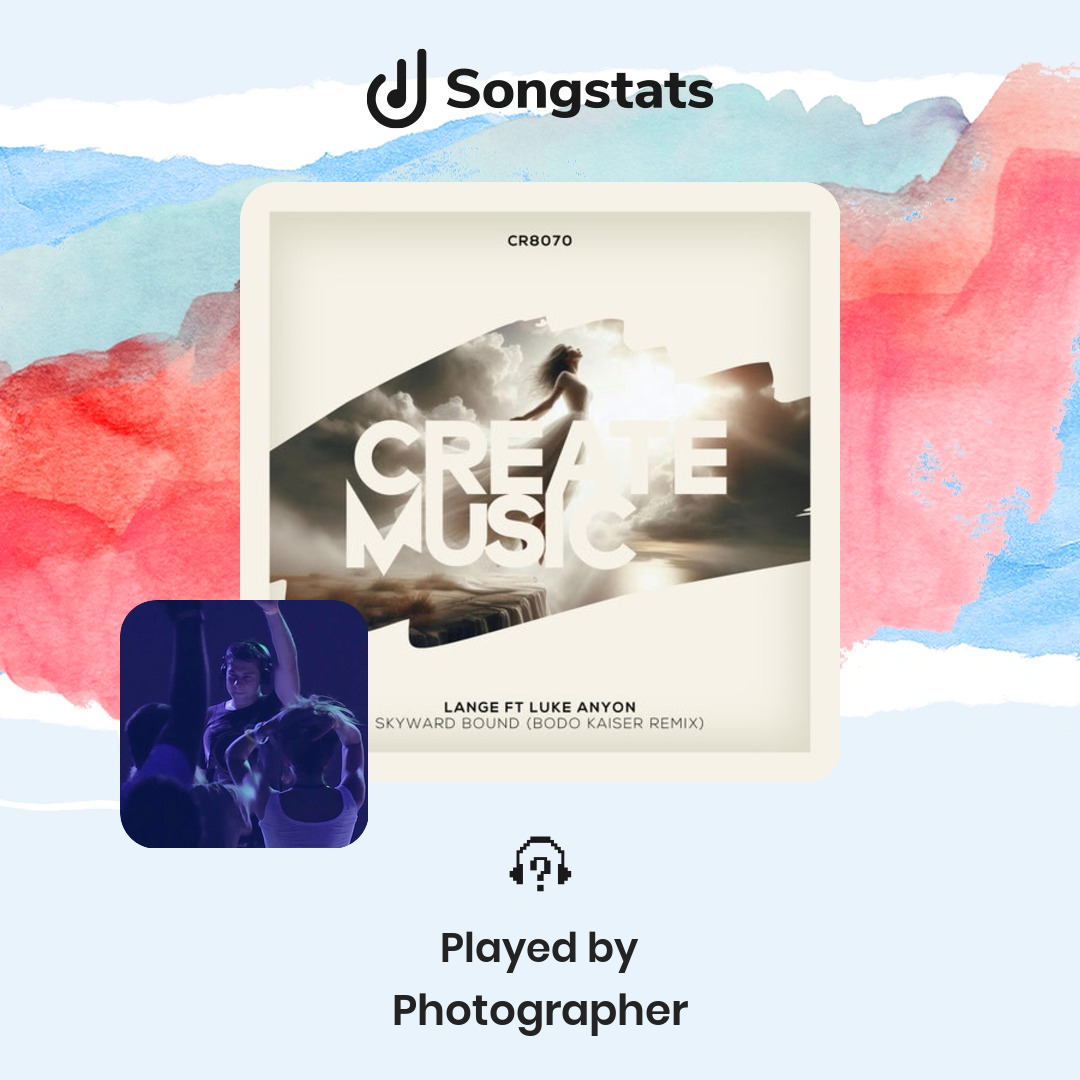 Songstats (@songstatsapp) on Twitter photo <a href="/bodokaiser/">Bodo Kaiser</a> Aww yeah!! "Skyward Bound feat. Luke Anyon - Bodo Kaiser Extended Remix" just got supported by Photographer! <a href="/bodokaiser/">Bodo Kaiser</a> Aww yeah!! "Skyward Bound feat. Luke Anyon - Bodo Kaiser Extended Remix" just got supported by Photographer!