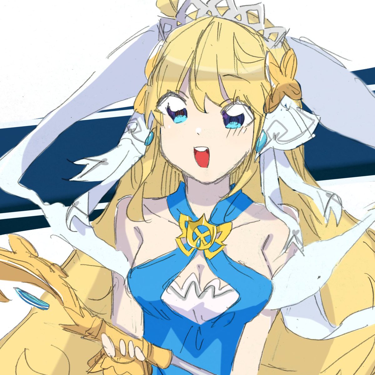 89myu_zu's tweet photo. #ドラガリ版深夜の真剣お絵かき60分一本勝負（+40min）
ワンドロ開催終了してもまだ自分で描くもんね‼️‼️😭 https://t.co/q4ECDojw3u
