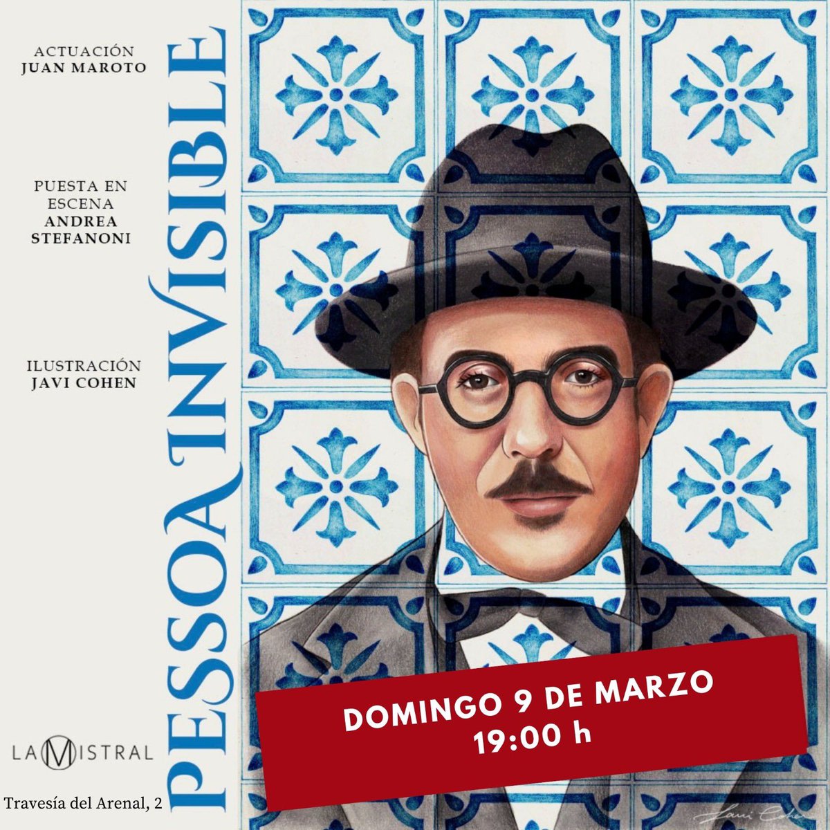 Pessoa invisible 🎭📚 Domingo 9 de marzo. Entradas aquí:

my.weezevent.com/pessoa-invisib…