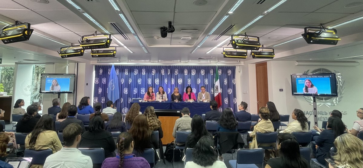 ONUMX's tweet photo. 🌿💜 Ayer se realizó el Diálogo: "Construyendo un entendimiento común sobre los riesgos y desafíos de las mujeres defensoras ambientales". Organizado por @SRE_mx 🤝 con @CEPAL_onu @ONUDHmexico  @PNUD_Mexico  @ONUMujeresMX @unep_espanol
¡Escucharlas es clave para avanzar! 🌎✨ https://t.co/3fZKvzYxUj