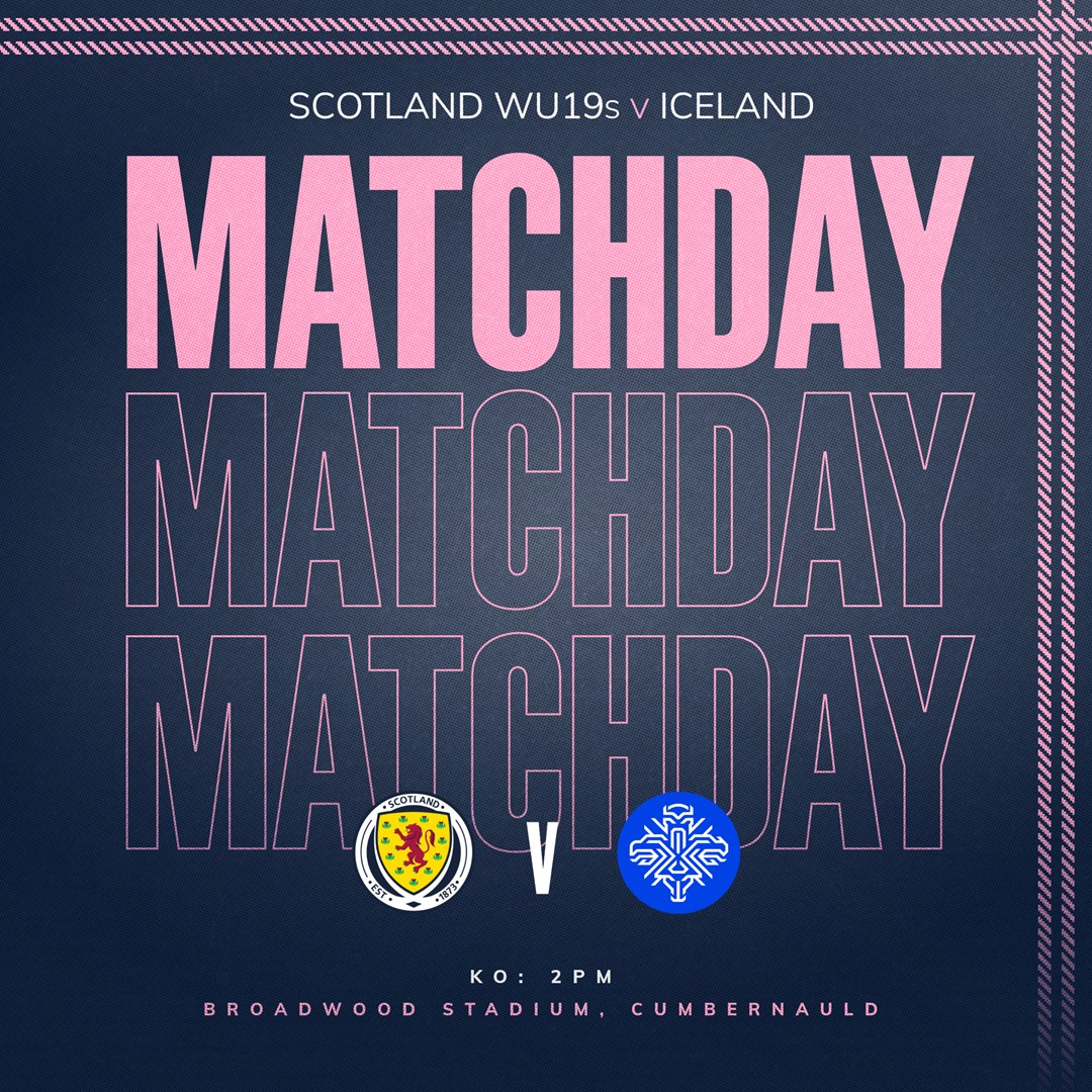 ScotlandNT's tweet photo. #SCOW19s | Our Women's Under-19s side continue their preparations for #U19WEURO qualifying with another friendly against Iceland.

🆚 Scotland v Iceland
⏰ 2pm
🏟️ Broadwood Stadium
🆓 Free entry
➡️ Squad: https://t.co/tIdFnro9Jf

#YoungTeam https://t.co/Dzz89VRyfP