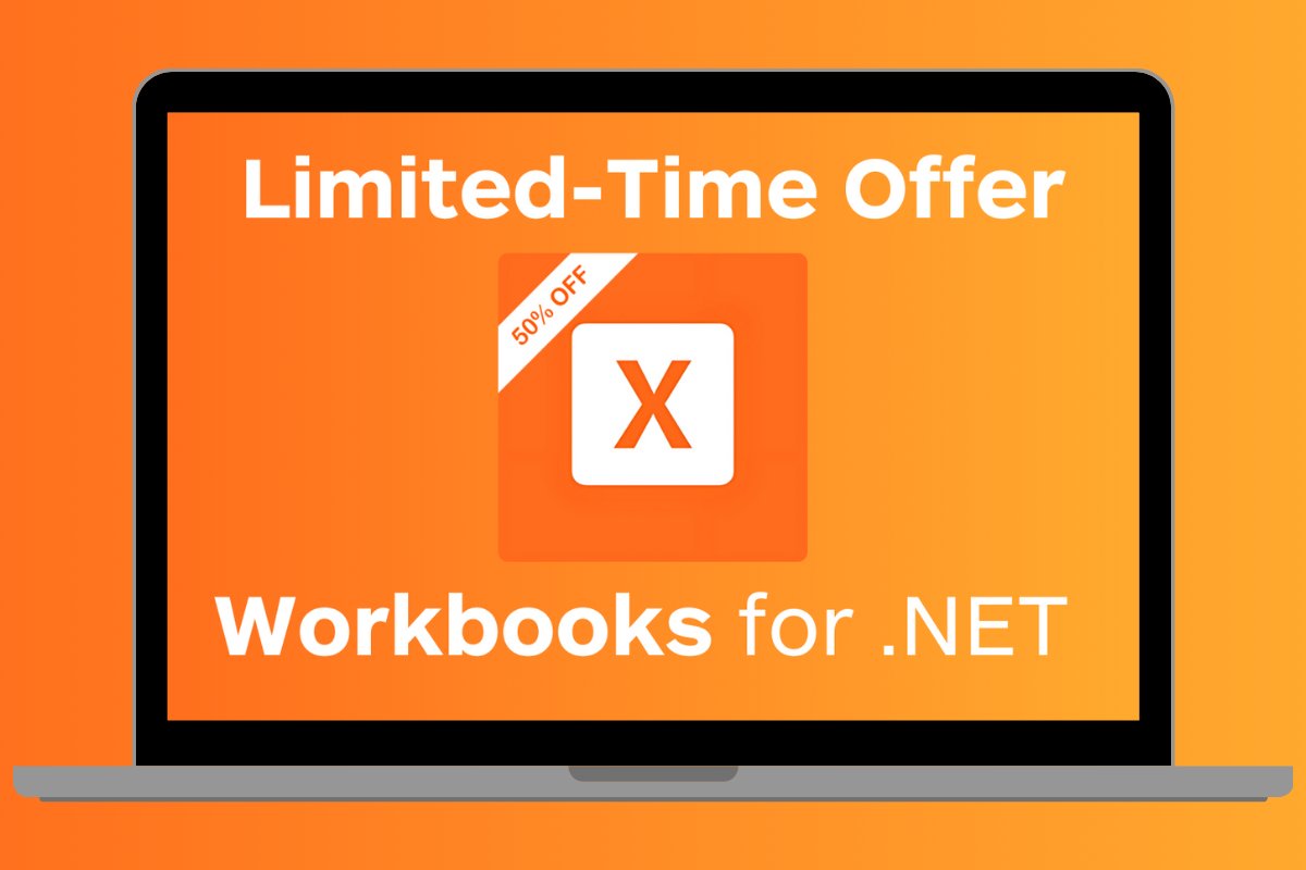 DataGrid's tweet image. Limited-Time Offer: Xceed Workbooks for .NET

Act now before the offer ends.

Get the deal here : zurl.co/a7e9l 

#LimitedTimeOffer #Xceed #dotnet #developers