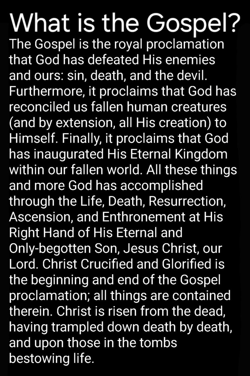 pretentiouscox's tweet image. What is the Gospel? I often find that people who should be able to answer this basic question seem to struggle with it. Hope this helps.