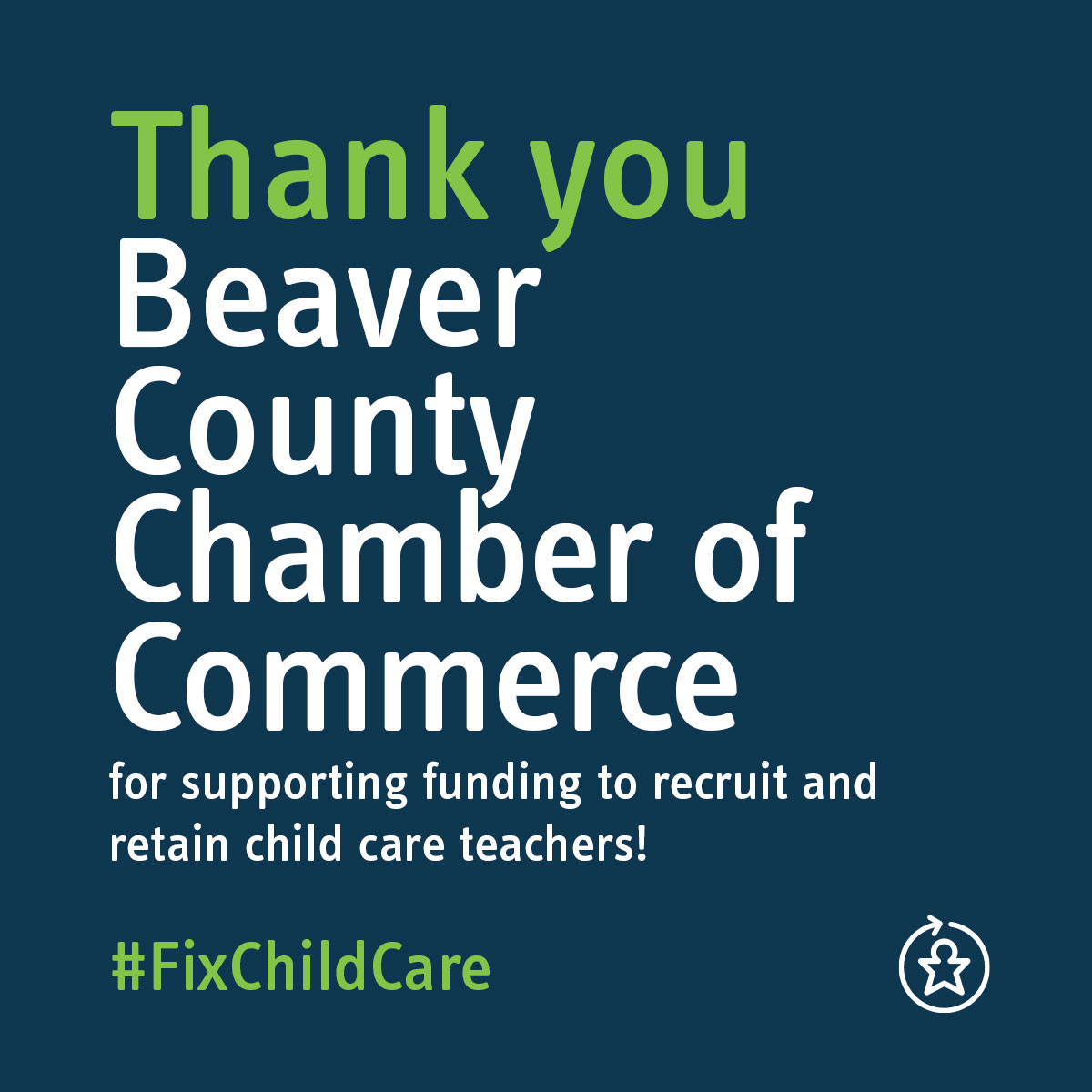 StartStrongPA (@startstrongpa) on Twitter photo Thank you for advocating for Governor
Shapiro to include #childcare in his #PAbudget
proposal!
We look forward to working together to ensure there is funding to recruit & retain child care teachers in the final 2025-26 budget.
<a href="/TheBCCC/">TheBCCC</a>
<a href="/Trying_Together/">Trying Together</a>
<a href="/PennAEYC/">PennAEYC</a>
<a href="/PAP4Children/">PAP4Children</a> Thank you for advocating for Governor
Shapiro to include #childcare in his #PAbudget
proposal!
We look forward to working together to ensure there is funding to recruit & retain child care teachers in the final 2025-26 budget.
<a href="/TheBCCC/">TheBCCC</a>
<a href="/Trying_Together/">Trying Together</a>
<a href="/PennAEYC/">PennAEYC</a>
<a href="/PAP4Children/">PAP4Children</a>