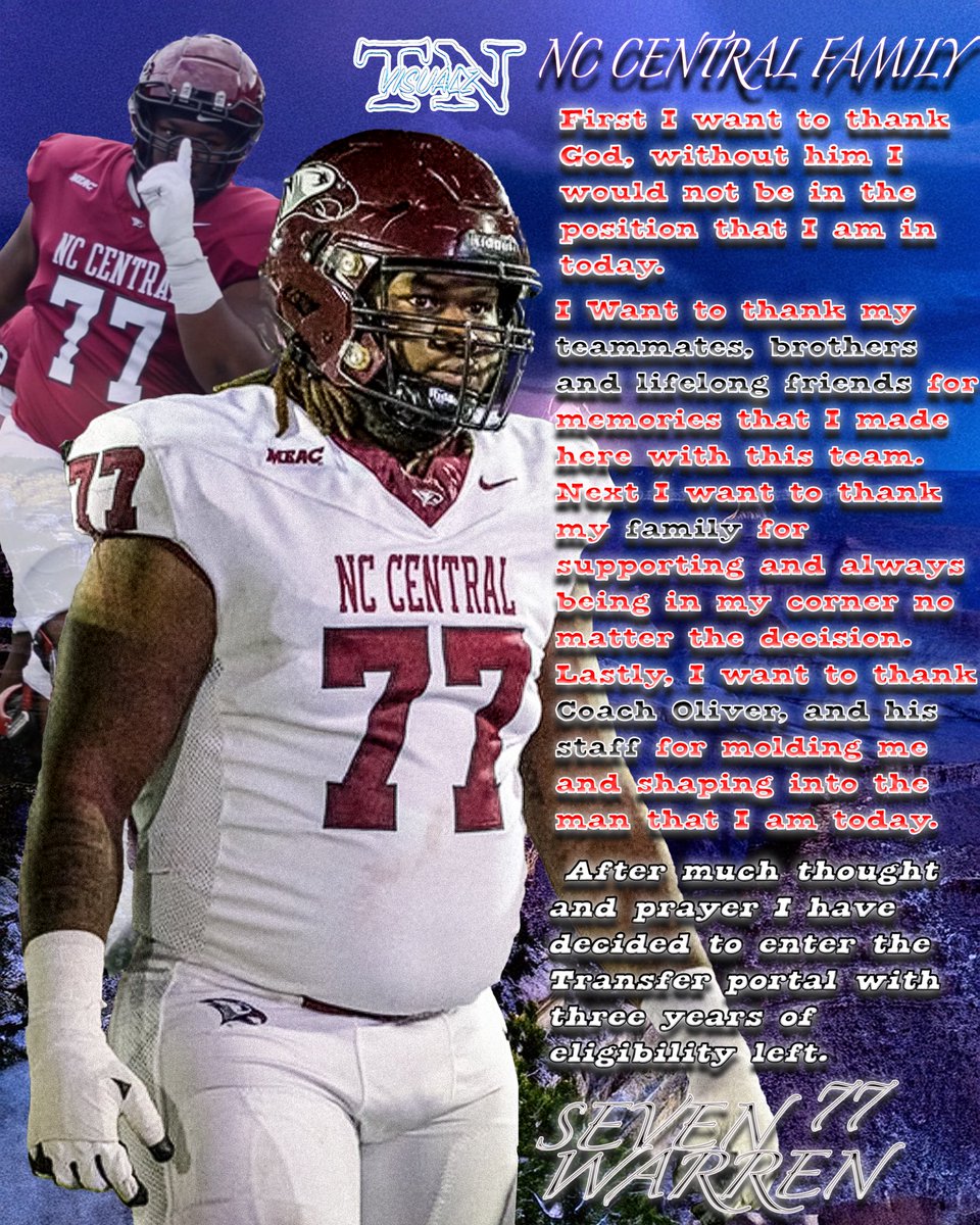 I will be entering the portal with 3 years of eligibility.. thank you For the Journey❤️ Proverbs 3:5-6