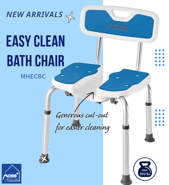 MOBBhhc's tweet image. 🛁 New Arrivals: Easy Clean Bath Chair (MHECBC) – Comfort and convenience!
✔ Generous cut-out for easy cleaning
✔ Adjustable seat height for a custom fit✔ 

Visit: mobbhhc.com/product-easy-c…

Perfect for any bath/shower! 💙
#MOBBHealthCare #BathChair #BathroomAid