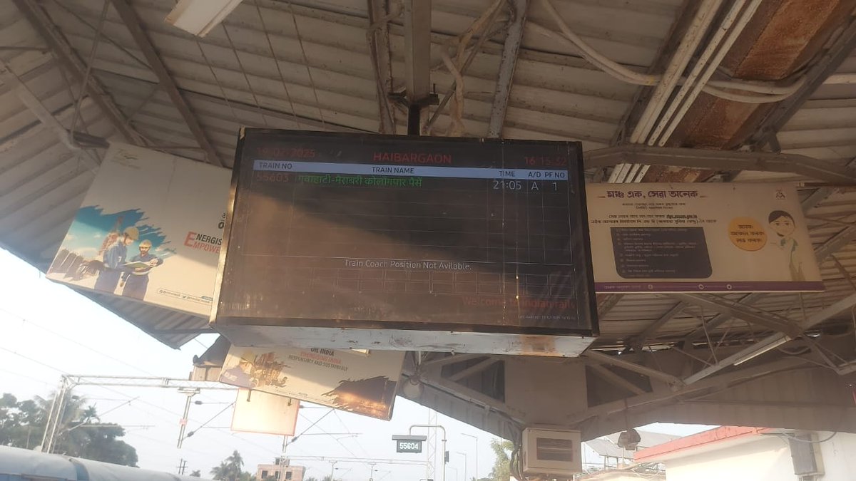 TestroomLmg's tweet photo. @drm_lmg_nfr @RailwaySeva @SahilIslam73478 https://t.co/SNDagO9wWi