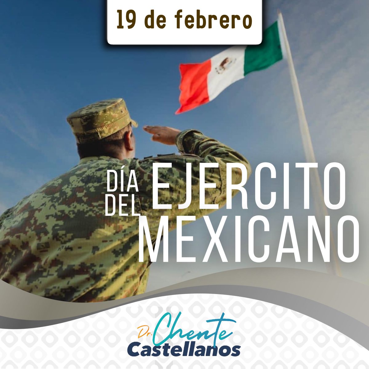 Mi reconocimiento a las y los integrantes del ejército mexicano.