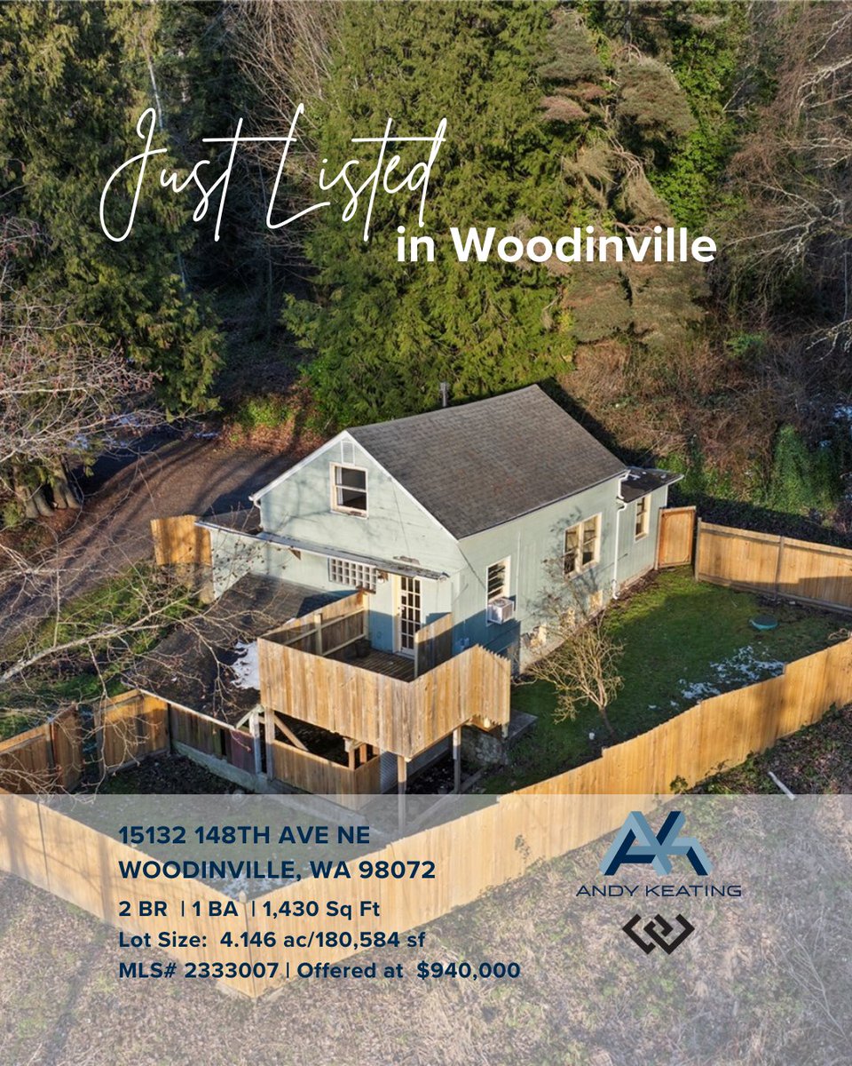 andykeatingre's tweet photo. 🌟 New Listing in Woodinville Wine Country! 🌟
15132 148th Ave NE, Woodinville, WA 98072
Price: $940,000 | MLS# 2333007
👉 View Full Listing >> https://t.co/iMTvkXFYBU
Adjacent Property MLS# 2333011
#WoodinvilleRealEstate #NewListing #AndyKeating #Windermere #WindermereKirkland https://t.co/uPgJkvOWN7