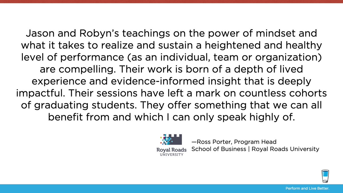 We've been working with Royal Roads University for about 5 years now. A number of times a year, Robyn and I come in and spend half a day with a commerce class. It's been a wonderful relationship and we certainly enjoy our time with the students...