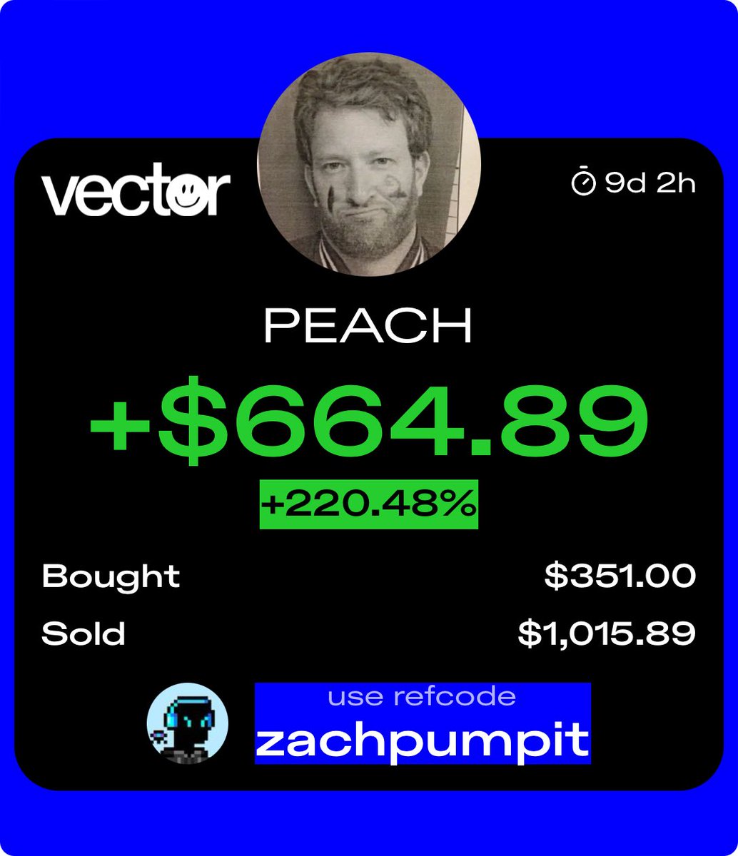 Trading is nowhere near my forte.

 <a href="/VECTORDOTFUN/">VECTOR</a> is giving me a safer and easier way to see trends. 

I would not be profitable trading by myself. 

Also, small wins are big in this market. 

Refcode: zachpumpit