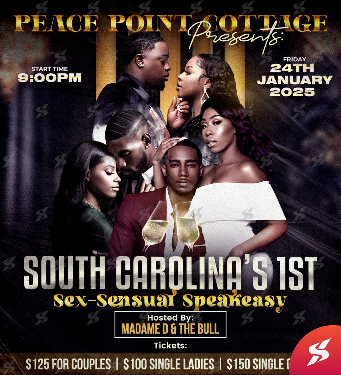 hustlerSIG's tweet image. Bold. Unforgettable. Another stunning flyer designed to make an impact. Let’s bring your vision to life! DM us for custom designs! #graphicdesigncourse  #eventbranding #Flyer #partyflyer #graphicdesign