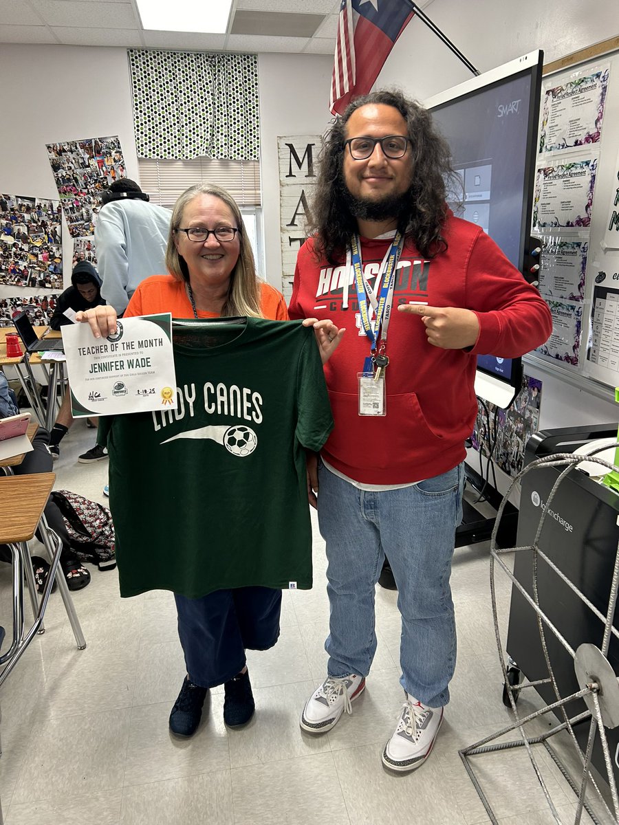 Hightower Athletics (@hhs_canes3333) on Twitter photo Congratulations to our January Boys Soccer Teacher of the Month, Mr.Jackson, and Girls Soccer Teacher of the Month, Mrs.Wade. We appreciate all you do for our student athletes and Hurricane community!🤘 <a href="/HHS_Canes/">Hightower High School</a> Congratulations to our January Boys Soccer Teacher of the Month, Mr.Jackson, and Girls Soccer Teacher of the Month, Mrs.Wade. We appreciate all you do for our student athletes and Hurricane community!🤘 <a href="/HHS_Canes/">Hightower High School</a>