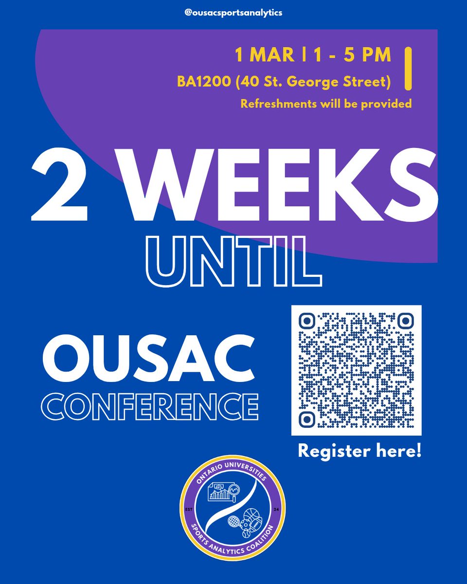 Time is running out to secure your spot at the OUSAC Conference! Register here: tr.ee/3whuIv0bjE