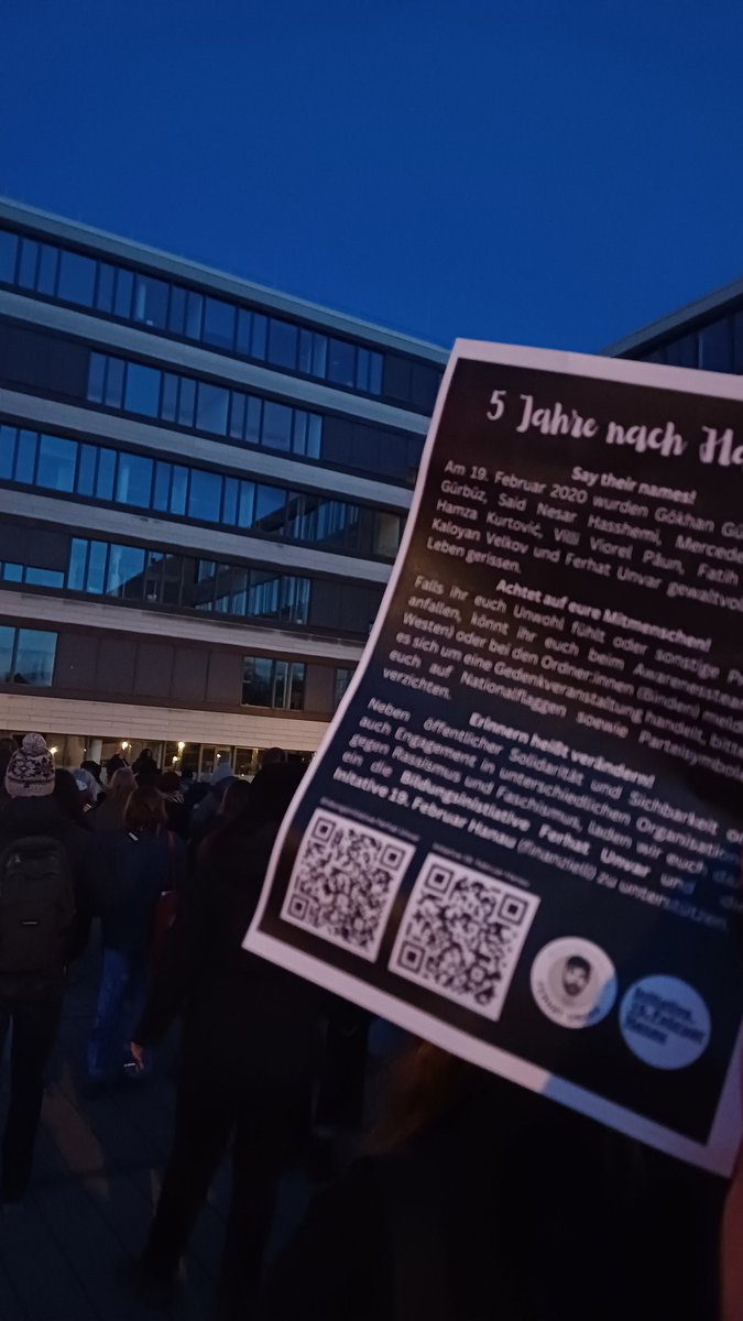MarvinSCP07's tweet photo. Das ganze natürlich auch am 5. Jahrestag vom rassistischen Attentat von Hanau... https://t.co/vVflqgOOoo