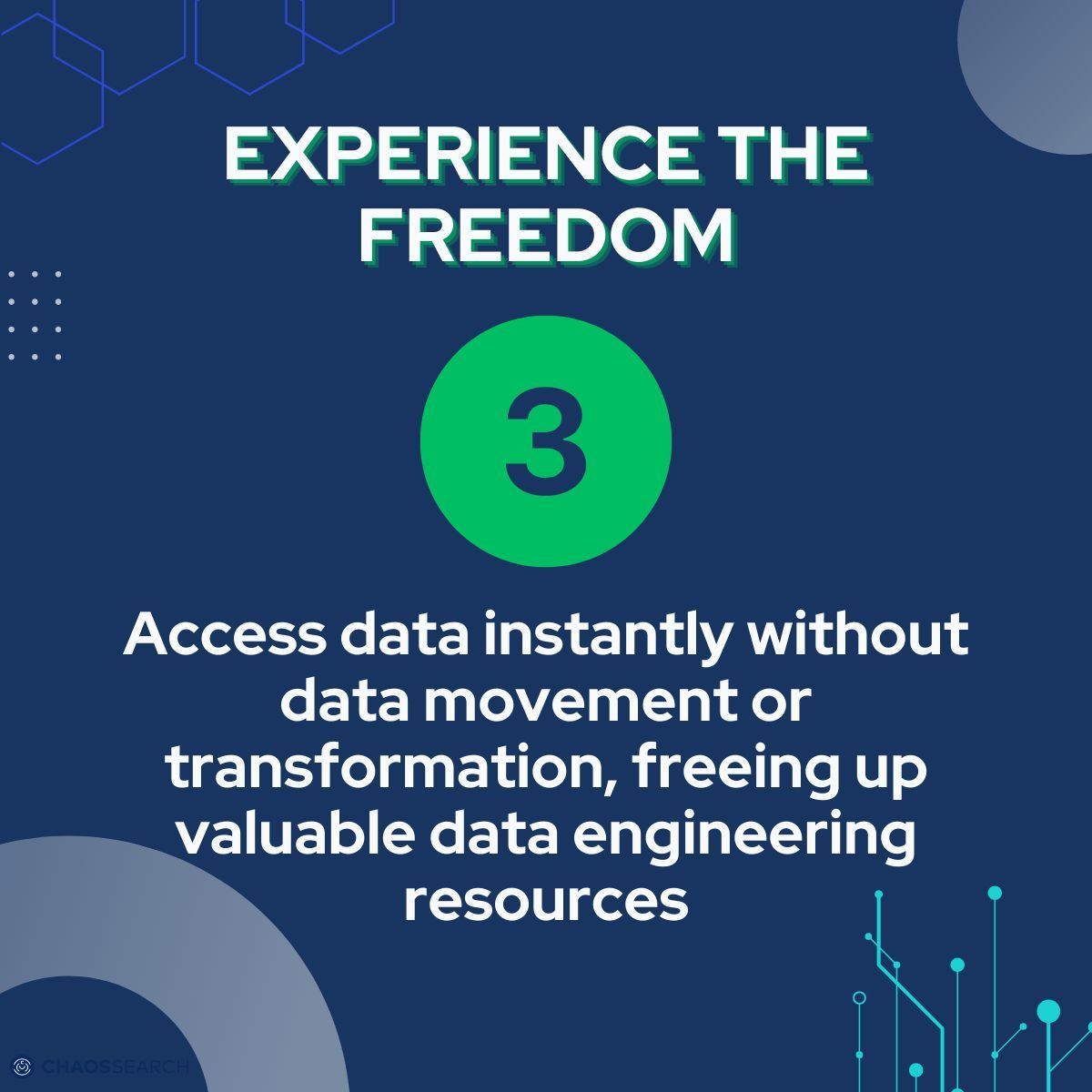 📈 ChaosSearch transforms Amazon S3 into an ultra-performant, hot data lake for telemetry data analysis, removing common data pipeline bottlenecks.

🎮 See it in action: bit.ly/3GVPMf0

#DataLake #DataAnalysis #Observability #AI #SQL #Gaming #CloudData