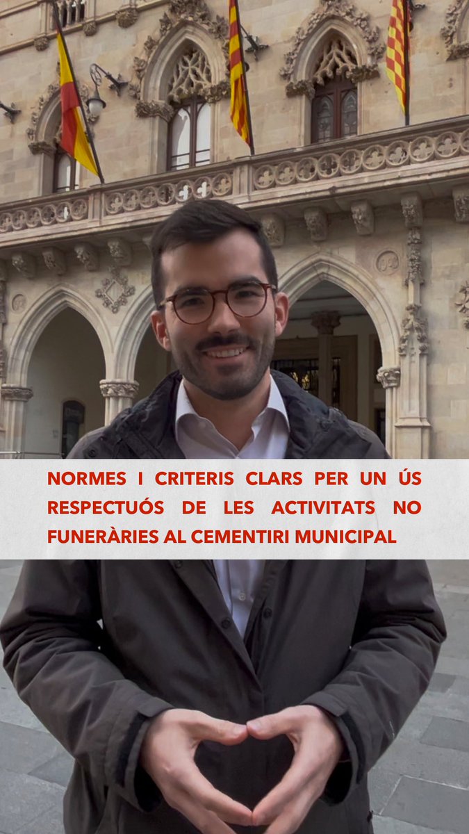 🔴 Al pròxim ple de febrer presentarem una proposta per establir un protocol que asseguri que totes les activitats no funeràries al cementiri siguin respectuoses i coherents amb la seva càrrega emotiva, social i religiosa.

👉🏼 instagram.com/reel/DGRCll-gZ…

#Terrassa