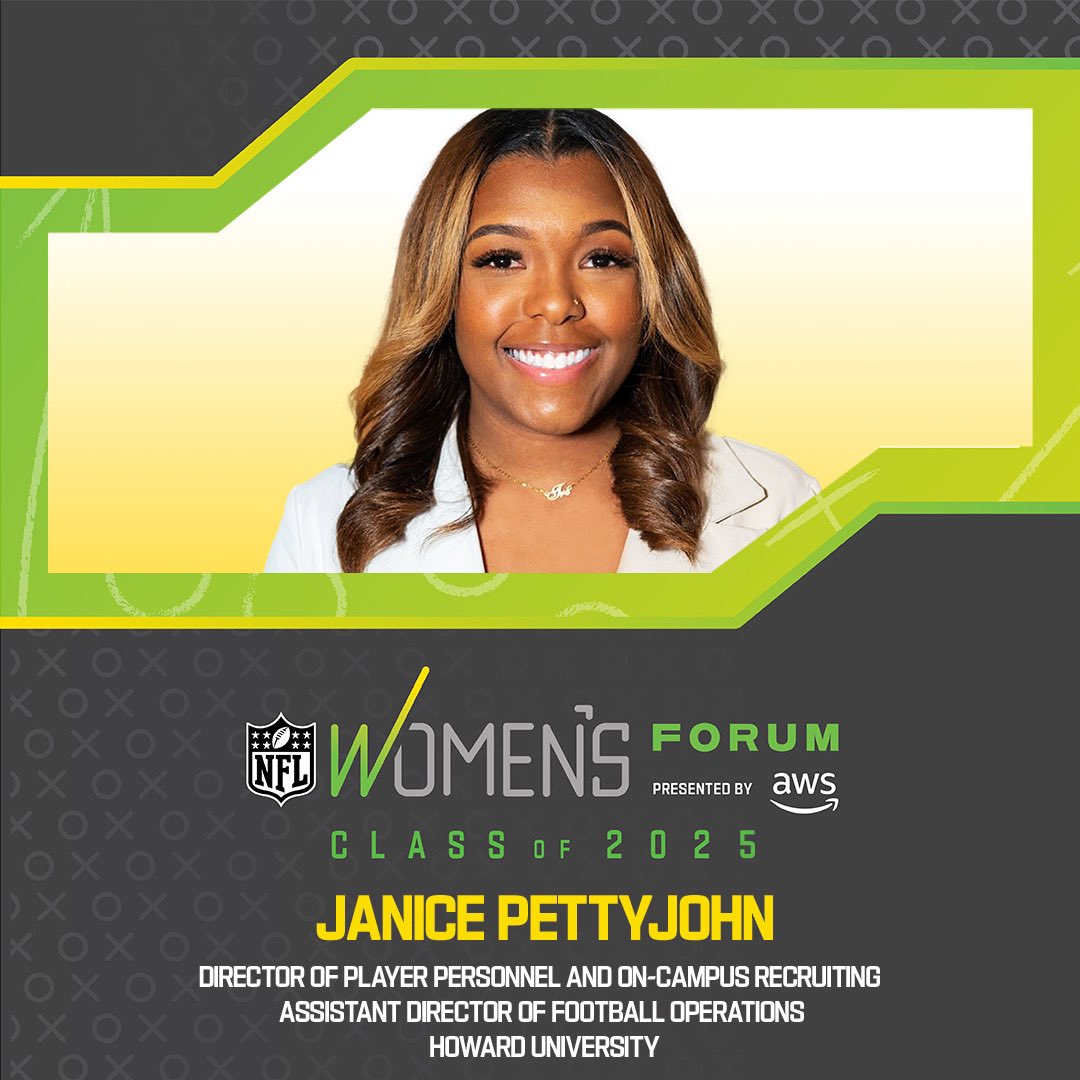 I am honored to be one of 40 women selected to participate in the 2025 #NFLWomensForum . This opportunity brings together women working in college football where I will learn from <a href="/NFL/">NFL</a> leaders and connect with professionals in Player Personnel and Operations!
#FutureIsNow