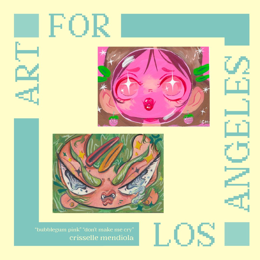 gallerynucleus's tweet image. 🏵️Nucleus is hosting: ART FOR LA- an online charity exhibition composed of artwork donated by their respective artists.

❤️‍🩹Check out some of the amazing works gallerynucleus.com/events/1073

#lafires #artforla #losangeleswildfires #nucleusfirerelief #illustration