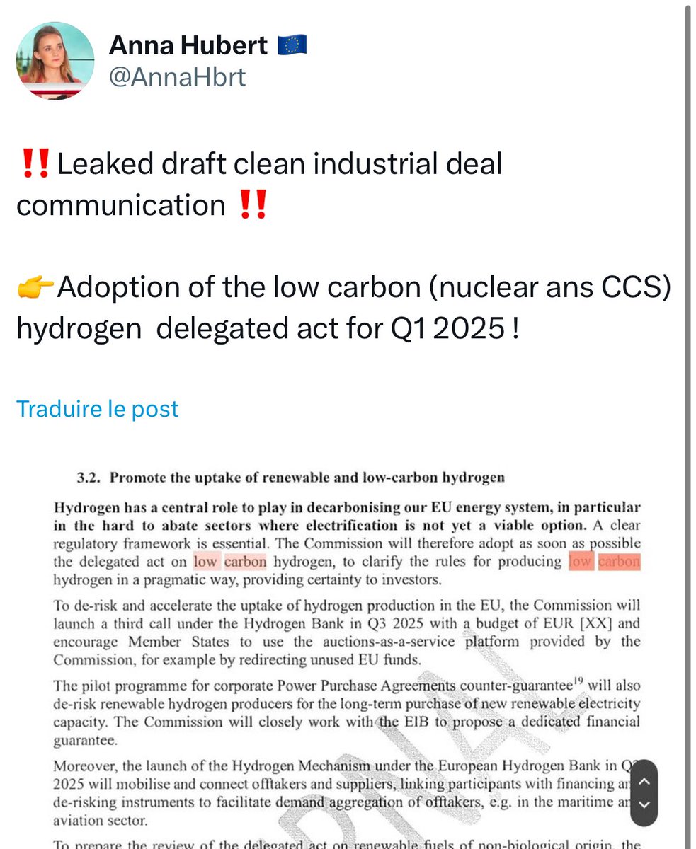 Inacceptable de continuer à discriminer le nucléaire ! Nous ne lâcherons ni avant, ni après. Arrêtons de répéter toujours les mêmes erreurs. La Commission doit entendre : neutralité tech pour TOUTES les énergies. Le CID doit réaffirmer la place et le rôle du nucléaire en Europe.