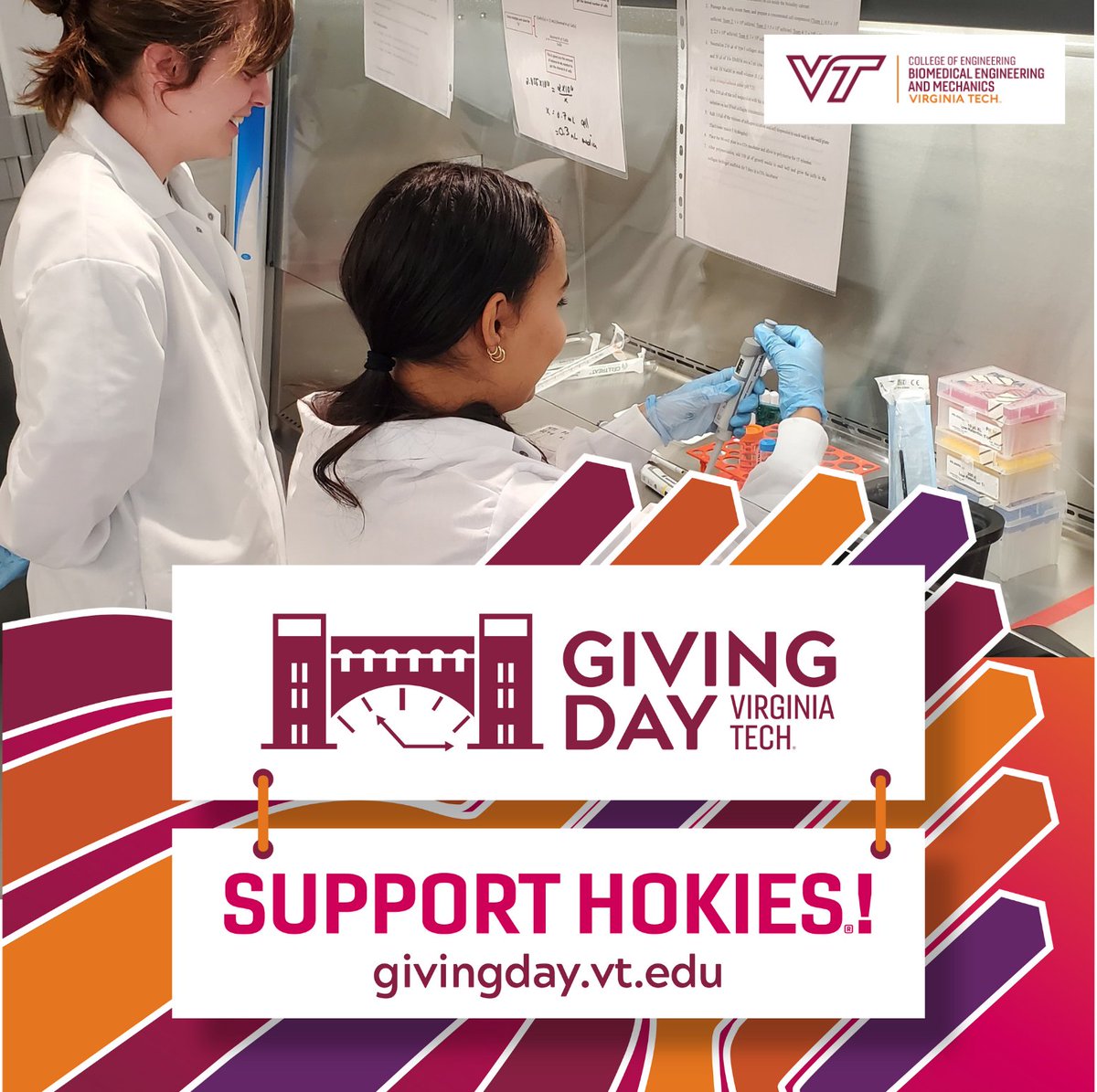 The difference a scholarship can make is evident in the impact and opportunities they provide our students.  
Join us in making a gift here ➡️ Virginia Tech Giving Day 2025 | Donate 🧡

#VTGivingDay #VirginiaTech #VTBEAM