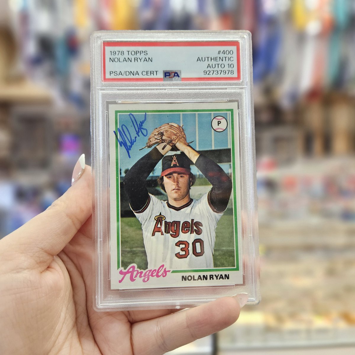 CardboardLord's tweet photo. Card of the Day
This @PSAcard Nolan Ryan auto is looking for a home!
#baseball
https://t.co/p1pQ5G98Oh https://t.co/P5hPtnNfrk