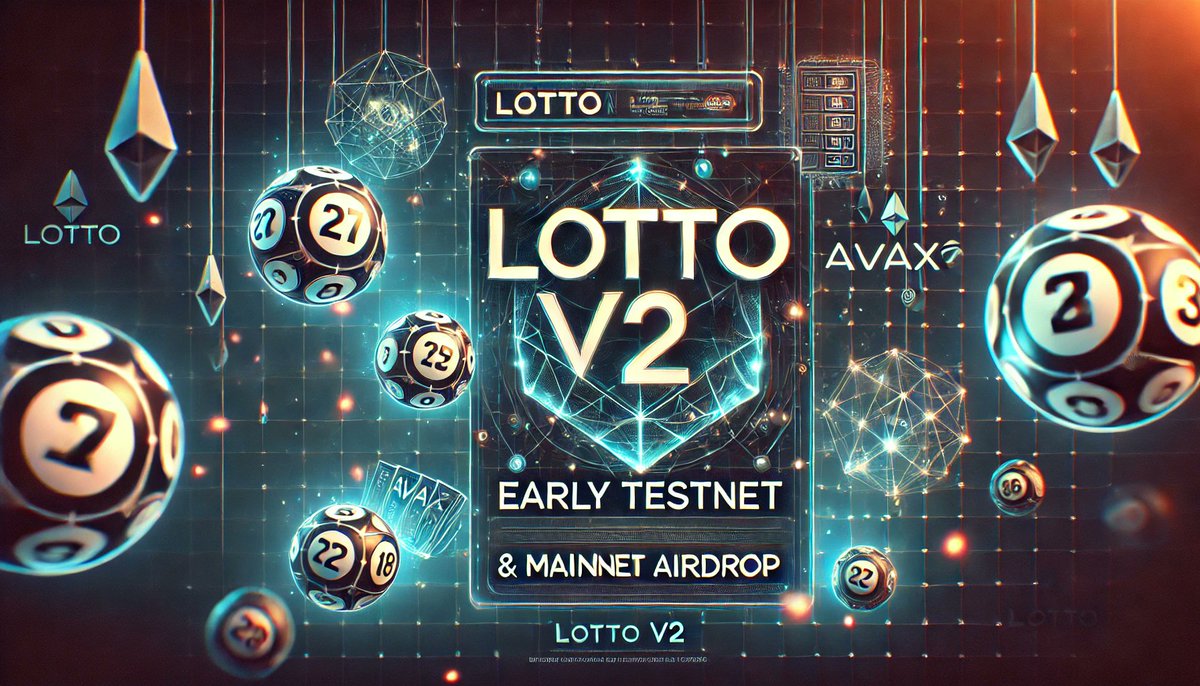 Lotto V2 Early Testnet (&amp; Mainnet Airdrop) Registration is now live! 🔥

Register your AVAX🔺 address here and receive testnet LOTTO now, and mainnet LOTTO on launch:
forms.gle/7t4q8yQsSprXXo…