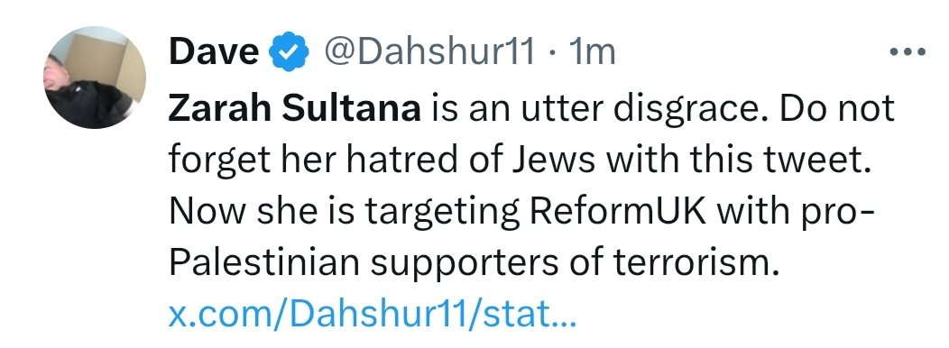 BernadetteB1961's tweet image. As if to prove Zarah Sultana&apos;s point, that reform is like BNP, most of the comments about her, in support of Farage/Reform, are either blatant racism, or have racist undertones. 1/2