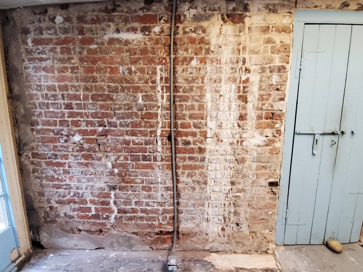 JSADLLC's tweet image. Brick infill and a pipe cover up at the Old powder magazine in downtown Charleston. Nov 2021 @PowderMag #holycity #isleofpalms #charlestonsouthcarolina #smallbusiness #sullivansisland #johnsisland #mountpleasantsc #Charlestonsc #historiccharleston #supportlocal #plastermason