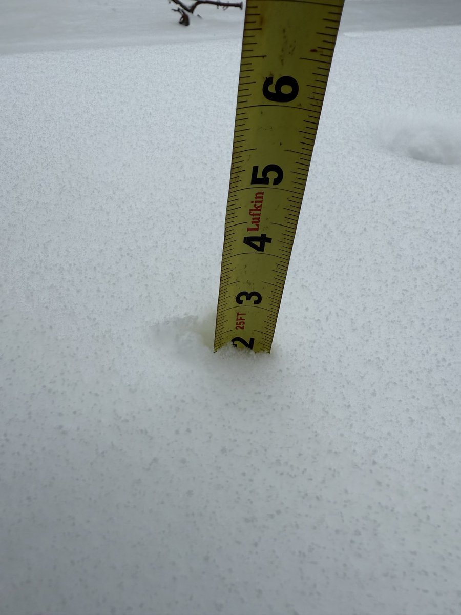 Measured 2.0in of snow at Emma in Floyd co at 12:00pm ⁦<a href="/nwsjacksonky/">NWS Jackson KY</a>⁩