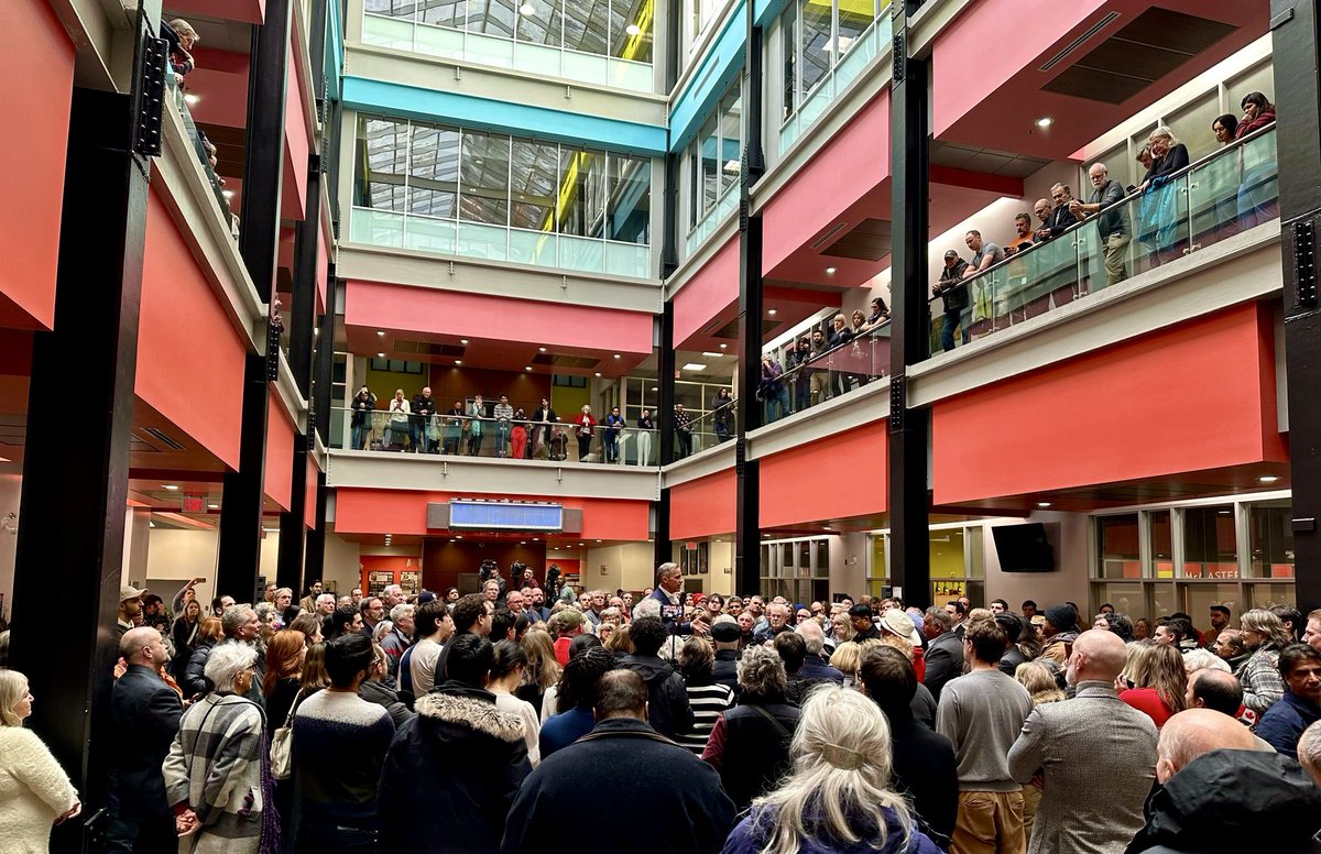 Great to host <a href="/MarkJCarney/">Mark Carney</a> in our ambitious city of Hamilton. So much energy and excitement about the vision and path forward for our country. 

Special thanks to all our incredible volunteers and community members for bringing the event to life. Let’s continue to build! 🍁