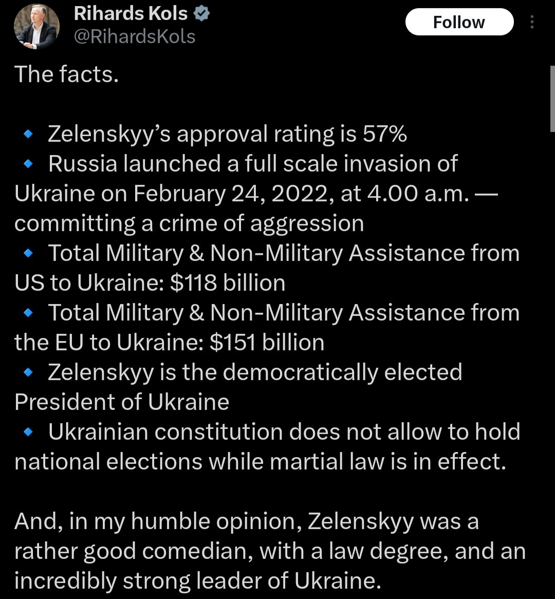 <a href="/realDonaldTrump/">Donald J. Trump</a> Facts are the antidote to kremlin propaganda