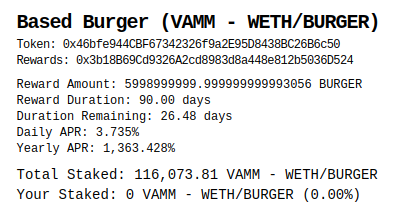 BaseBurgerStand's tweet photo. Less than 1 month remains of the $BURGER rewards emissions! 

The new application is nearing completion with the addition of token tracking, in app trading, and advanced launch options. 

An open beta is now available for testing and bug reports! 

https://t.co/86jY48u80E https://t.co/hXYRUrgUBp