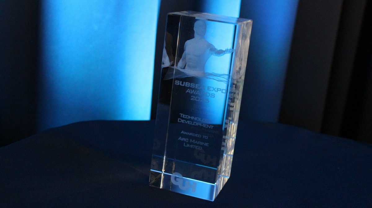 The first award of the night is Technology Development, which has been sponsored by C-Kore Systems.
Congratulations to @ARC_Marine which picks up the award.
#SubseaExpoAwards #SubseaExpo