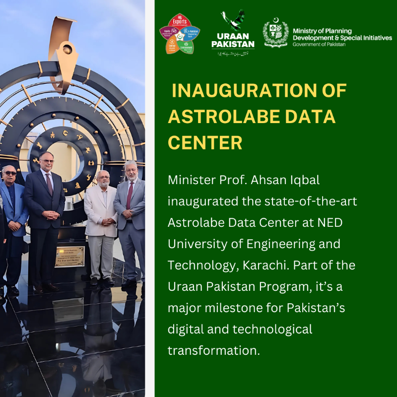 PlanComPakistan's tweet photo. The state-of-the-art #AstrolabeDataCenter at NED Uni is a game-changer for Pakistan's digital future. Supporting big data, ERP solutions & high-performance computing, it empowers students, researchers & professionals at subsidized rates
#ePakistan #UraanPakistan @betterPakistan